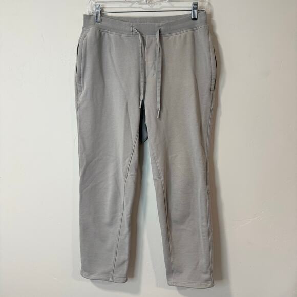 Lululemon Men's Relaxed-Fit French Terry Jogger Pants Ankle Seal Grey Small - Picture 2 of 10